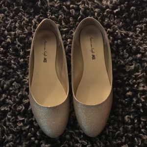 American Eagle glitter flats
